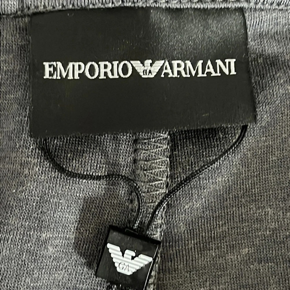 Emporio Armani Drawstring Waist Casual Pants in Gray - NWOT - Size XL - Picture 5 of 9